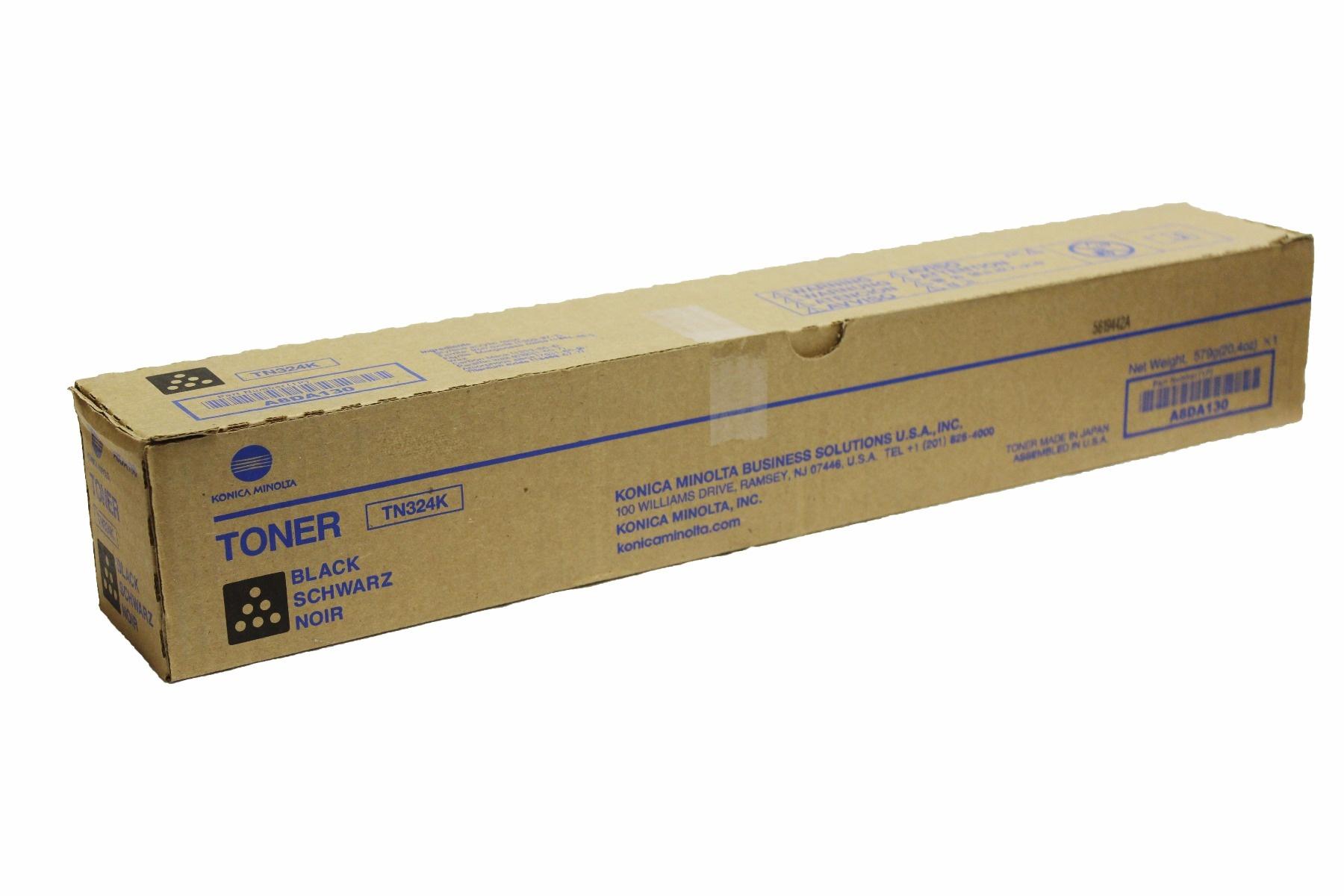 TONER TN-324K BIZHUB C258/308, /368 BLACK — imagen 1