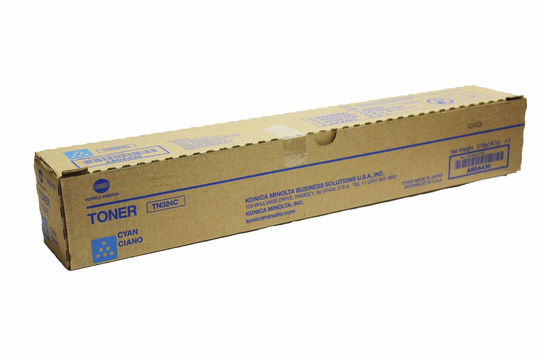 TONER TN-324C BIZHUB C258/308, /368 CYAN — imagen 1