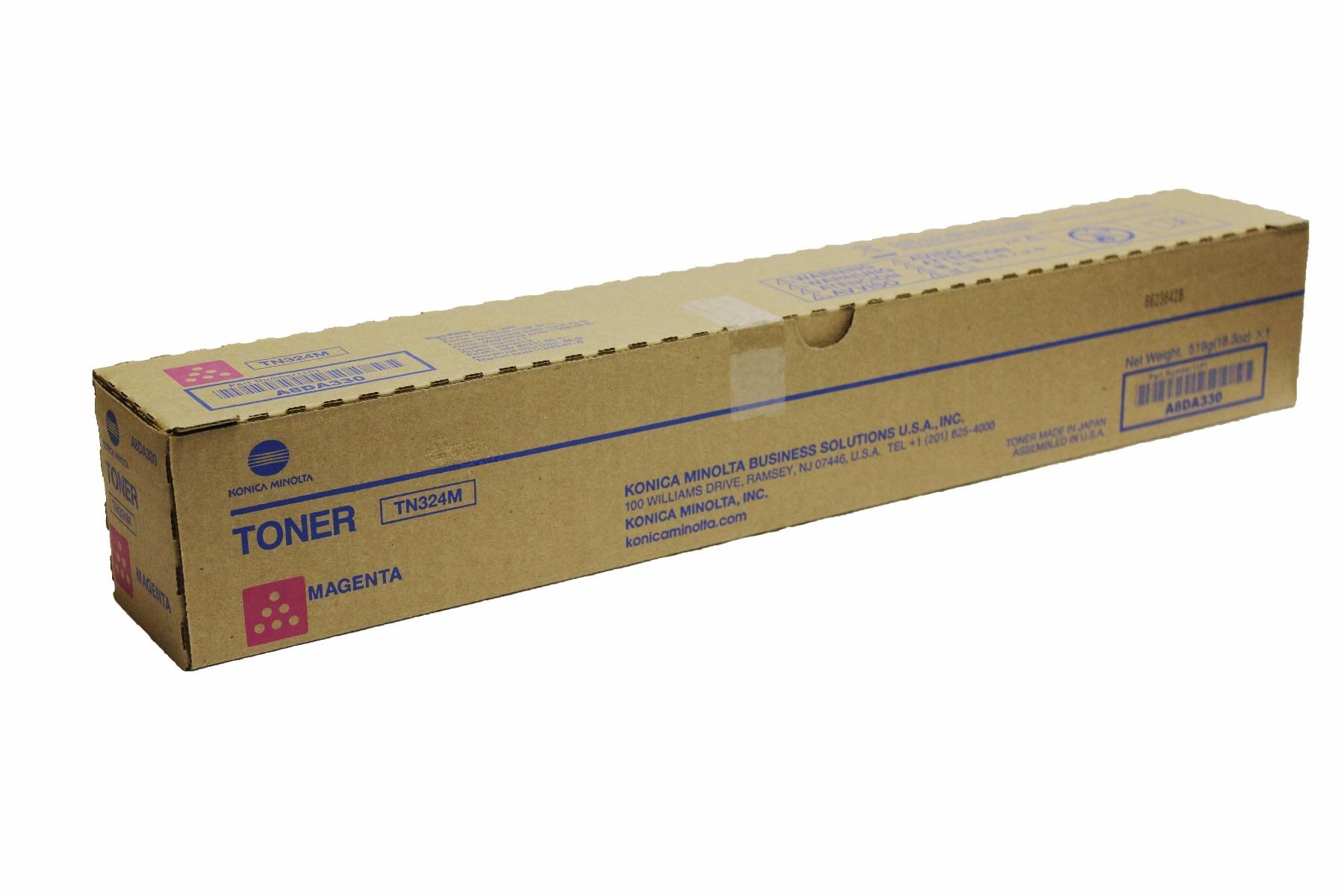 TONER TN-324M BIZHUB C258/308, /368 MAGENTA — imagen 1