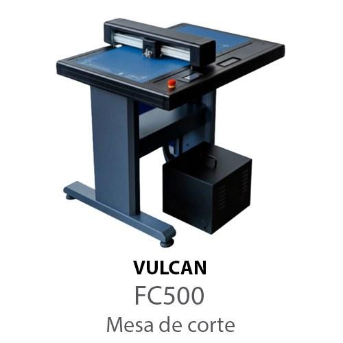 Vulcan FC-500 cama plana de corte, medio corte y hendido — imagen 1